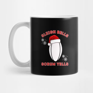 Christmas Rugby Funny Mug